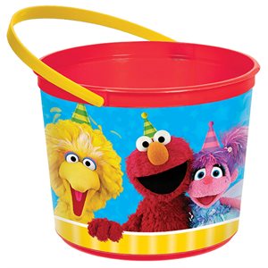 Sesame Street plastic bucket