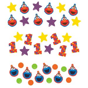 Confettis 1.2oz Sesame Street 1re anniversaire