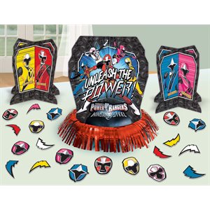 Ensemble de décorations pour table 23mcx Power Rangers Ninja Steel