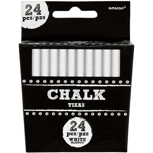 White chalks 24pcs