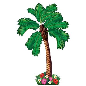 Palm tree jointed cutout 72in