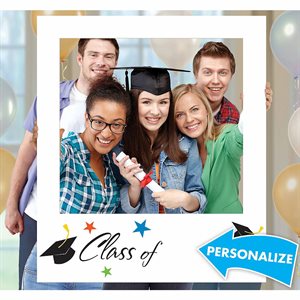 Graduation giant photoprop frame 30x35in