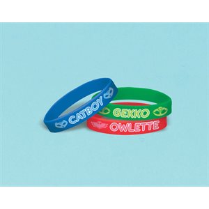 PJ Masks silicone bracelets 6pcs