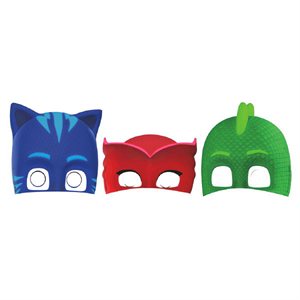 PJ Masks party masks 8pcs