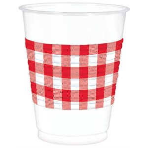 Picnic plastic cups 16oz 25pcs