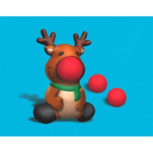 Christmas popping reindeer launcher 4pcs