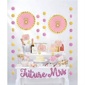 Pink & gold Future Mrs deluxe buffet kit