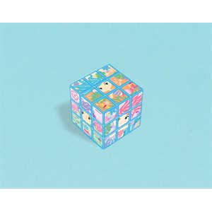 Mermaid puzzle cubes