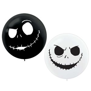 Nightmare Before Christmas latex balloons 24in 2pcs