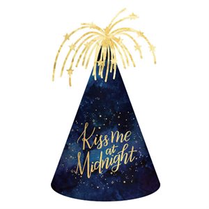 Kiss me at midnight party hat