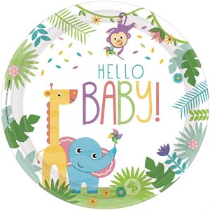 Fisher Price hello baby plates 10.5in 8pcs