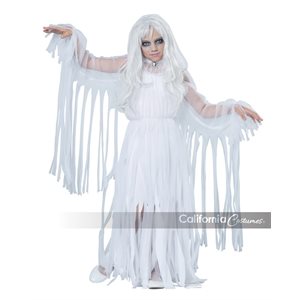 Children ghostly girl costume XL