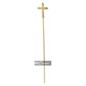 Divine gold cross cane