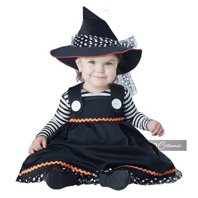 Costume de petite sorcière rusée bébé 18-24 mois