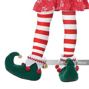 Chaussures de lutin de Noël enfant Grand