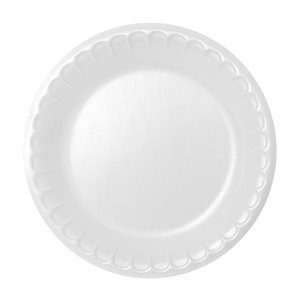 Styrofoam plates 9in 125pcs
