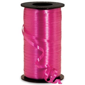 Hot pink curling ribbon 500yds