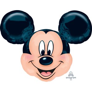Ballon métallique supershape tête de Mickey Mouse