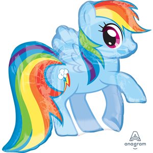 My Little Pony Rainbow Dash supershape foil balloon