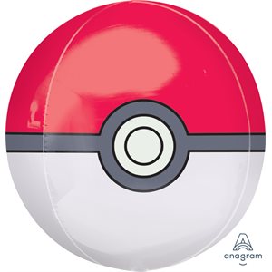 Ballon métallique orbz pokéball Pokémon