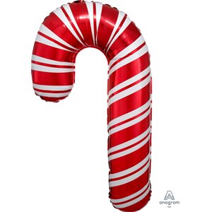 Candy cane supershape foil balloon