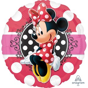 Ballon métallique std Minnie Mouse