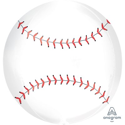 Ballon métallique orbz baseball