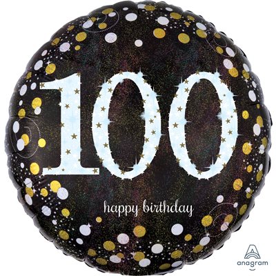 100th Sparkling Celebration std foil balloon