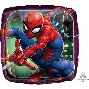 Ballon métallique carré std Spider-Man 