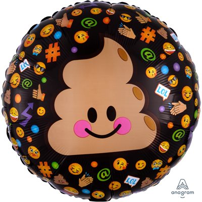 Poop Emoji std foil balloon