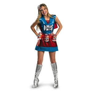 Adult deluxe Duffwoman costume Small