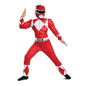 Children classic Red Ranger costume Medium (7-8)