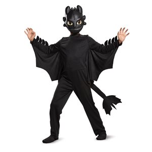 Children classic toothless dragon costume Small (4-6)