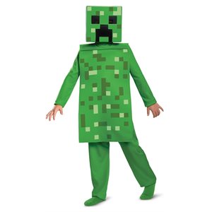 Children classic Minecraft Creeper costume Large (10-12)