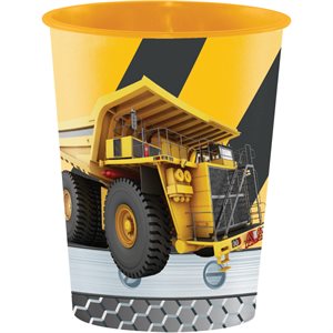 Construction Zone plastic cup 16oz