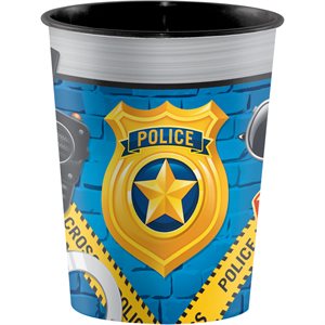 Police Party plastic cup 16oz