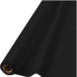Black plastic table cover roll 40inx100ft