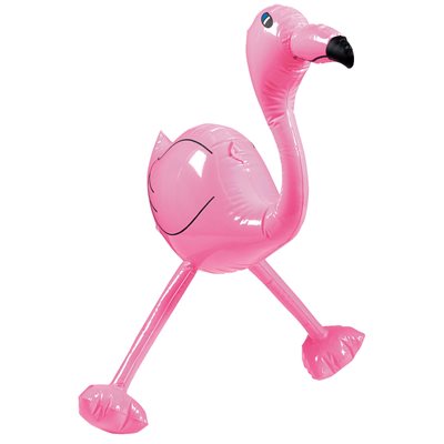 Inflatable flamingo 24in
