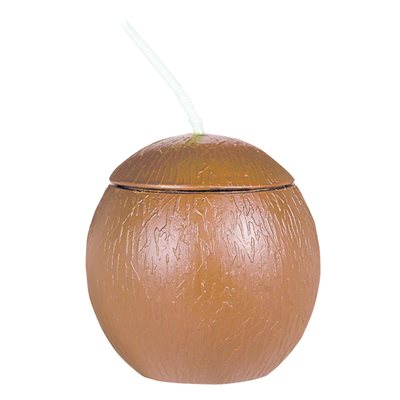 Coconut sippy cup with straw 18in