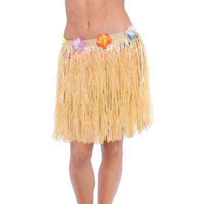 Hawaiian short skirt for adult 18in