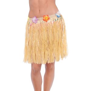 Hawaiian short skirt for adult 18in