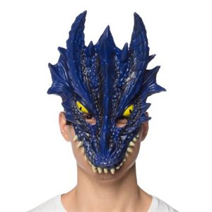 Blue dragon super soft latex mask
