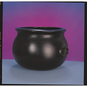 Black witch's cooking pot 12in
