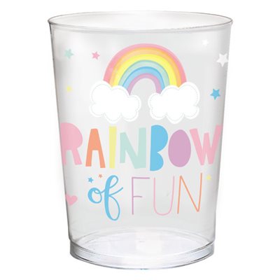 Magical Rainbow plastic cup 16oz