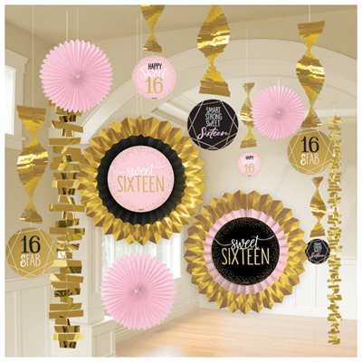 Sweet Sixten rose gold decorating kit 13pcs