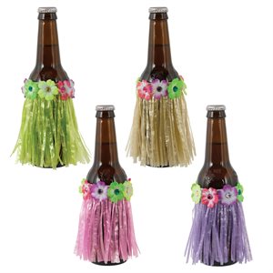 Hawaiian skirt bottle covers 4pcs