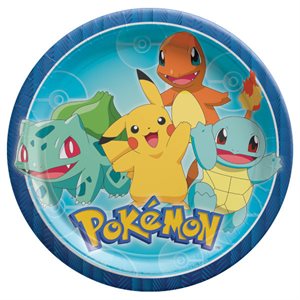 Classic Pokémon plates 9in 8pcs