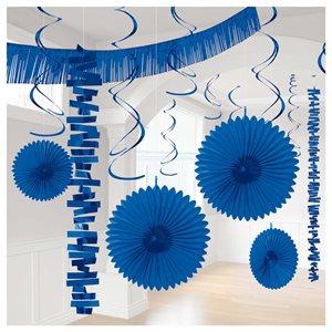 Royal blue decorating kit 18pcs