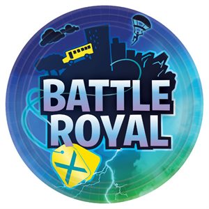 Battle Royal plates 9in 8pcs