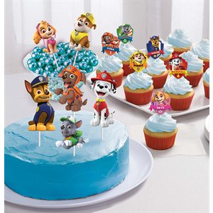 Paw Patrol cake toppers 12pcs 10.25in & 3.75in